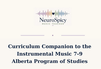 Curriculum Companion to the Instrumental Music 7–9 Alberta Program of Studies cover